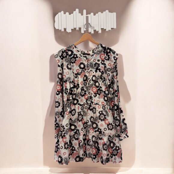 NWT Magali Pascal Francine Long Sleeve Mini Dress